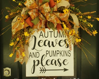 Fall Wreath, Fall Wreath Front Door, Grapevine Wreath, Wreath for Front Door, Fall Door Wreath, Fall Decor, Fall Decorations, Fall Decor