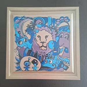 cartes imprimées "Zion lion"