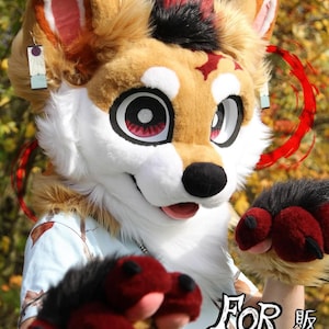 Wanjiro Kamabuko Shiba Inu HQ Fursuit Mini Partial Cosplay Costume Furry