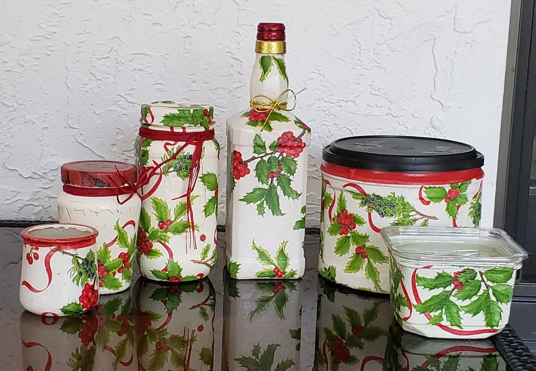 Boîte De 6 Craquelins De Noël Robin Reed - Bourgeons & Baies - 12 Pouces - Neufs