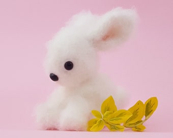 Crochet pattern amigurumi pdf Cuddly White Little Bunny