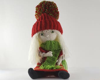 Crochet Doll Pattern Amigurumi Doll Pattern Christine Pdf