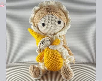 NELA - amigurumi doll crochet pattern pdf