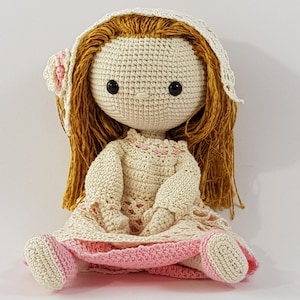 Crochet doll pattern LITTLE LADY amigurumi pdf