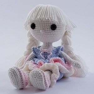 Doll Crochet pattern Fany amigurumi pdf