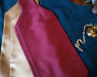 Steampunk tie, Victorian collar, wedding, gothic, lavallière tie