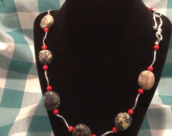 Rare Ghost Turquoise necklace