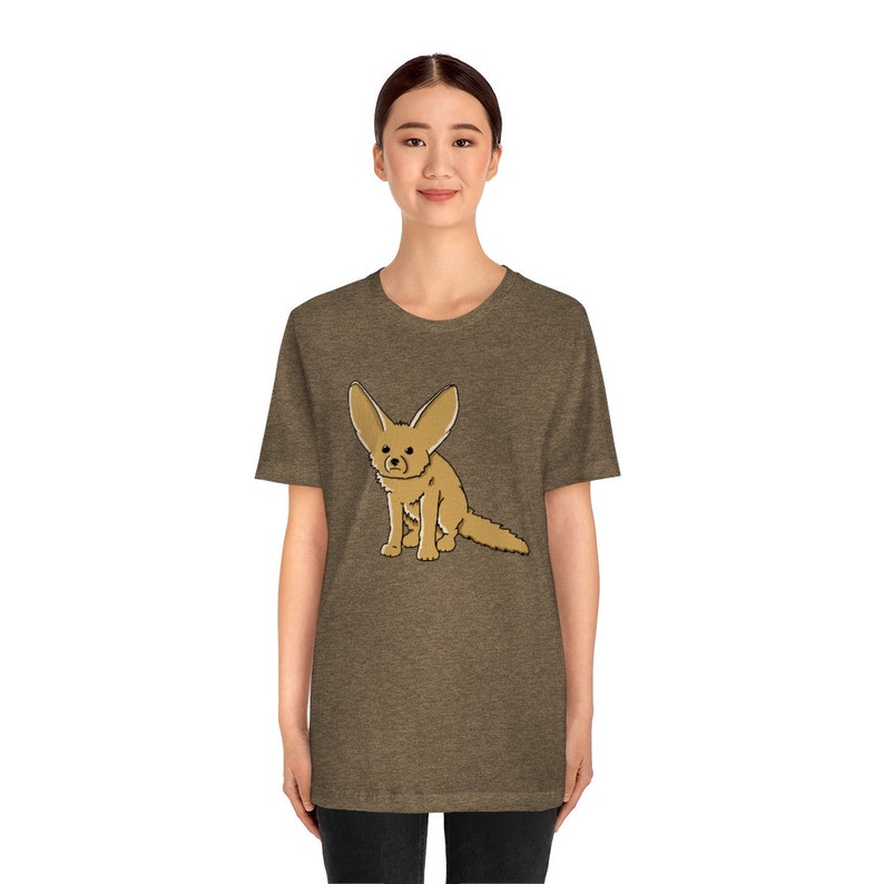 Fennec Fox Shirt African Desert Fox Unisex Jersey Short Sleeve Tee image 3
