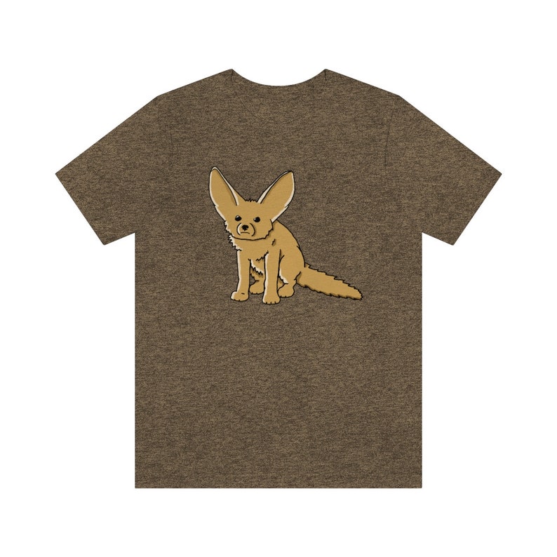 Fennec Fox Shirt African Desert Fox Unisex Jersey Short Sleeve Tee image 2