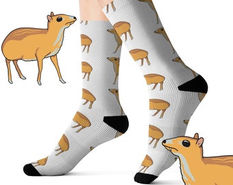 Chevrotain Socks - White Deer-Mouse Socks