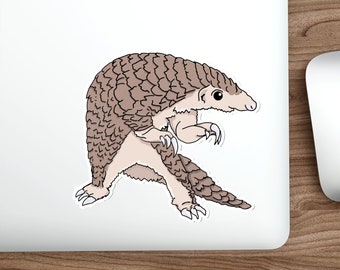 Pangolin Die-Cut Stickers - Endangered Scaly Anteater