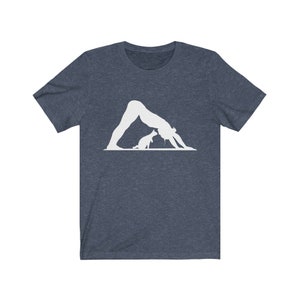 Yoga con gatos - Down Dog Pose - Amantes de los gatos - Inspiración de yoga - Unisex Ultra Cotton Tee