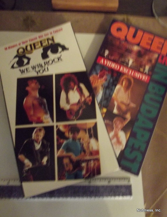 2 Queen VHS Tapes Practically New Etsy UK