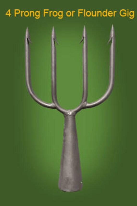 4 Prong Gig Flounder Gig Frog Gig Spearfishing Fishing Etsy