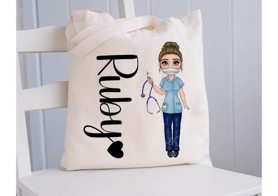 Personalised nurse tote bag new arrivals