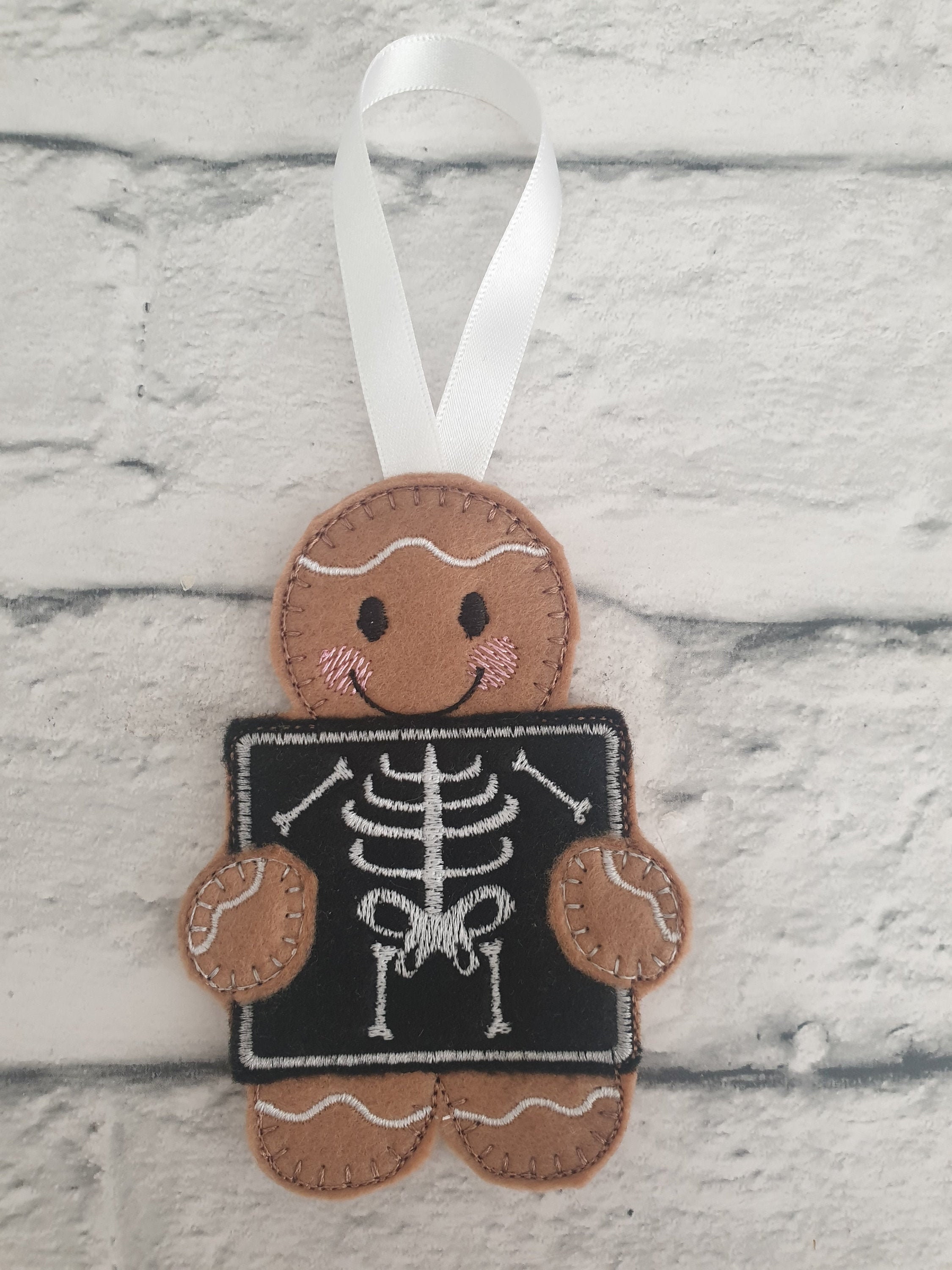 Xray gingerbread man Xray Radiologist gift hanging ornament Etsy