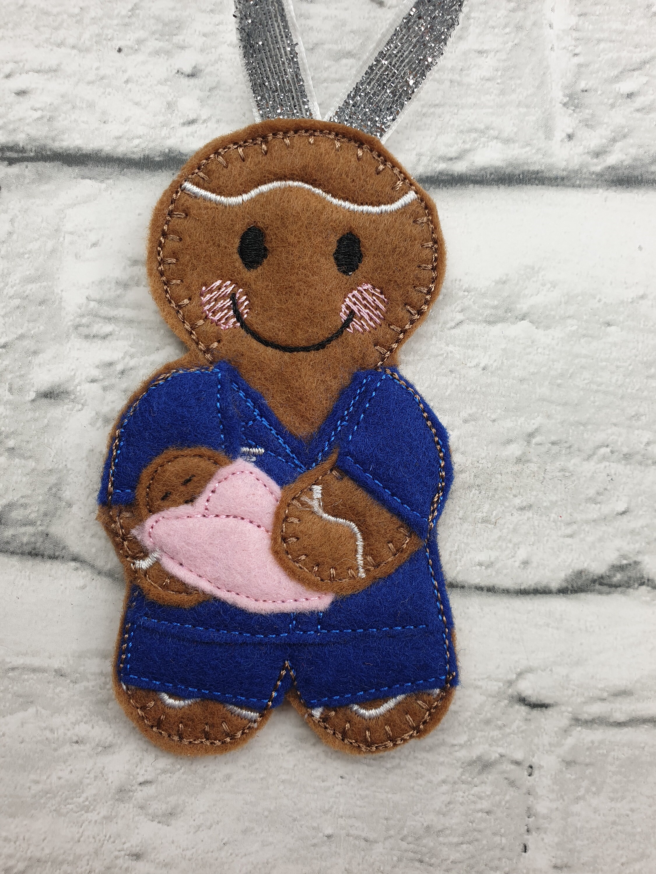Midwife Gingerbread man Nurse Gingerbread Christmas Etsy