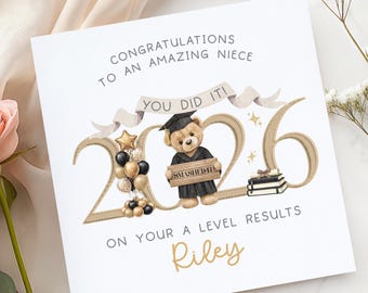 Personalised Exam Results Card for, You Smashed It Congratulations Card, GCSE A Level or End of Year Results Card For Son, Grandson