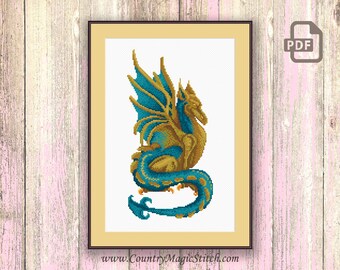 Pangolin Embroidery PDF Pattern Digital Download Endangered animals Pangolins