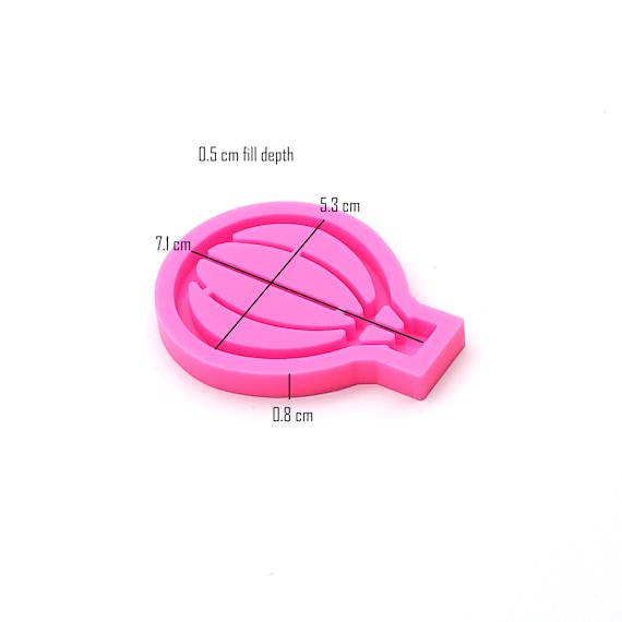 Hot Air Balloon Silicone Mould DIY Shiny Keychain Pendant Craft Epoxy Resin Mold