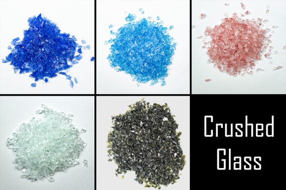 Resin Art Crushed Glass and Alcohol Ink Embellishments 2 