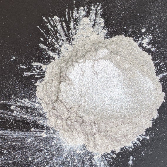 Sparkle White Mica Powder for Epoxy Crafts Nails Cosmetics Etsy