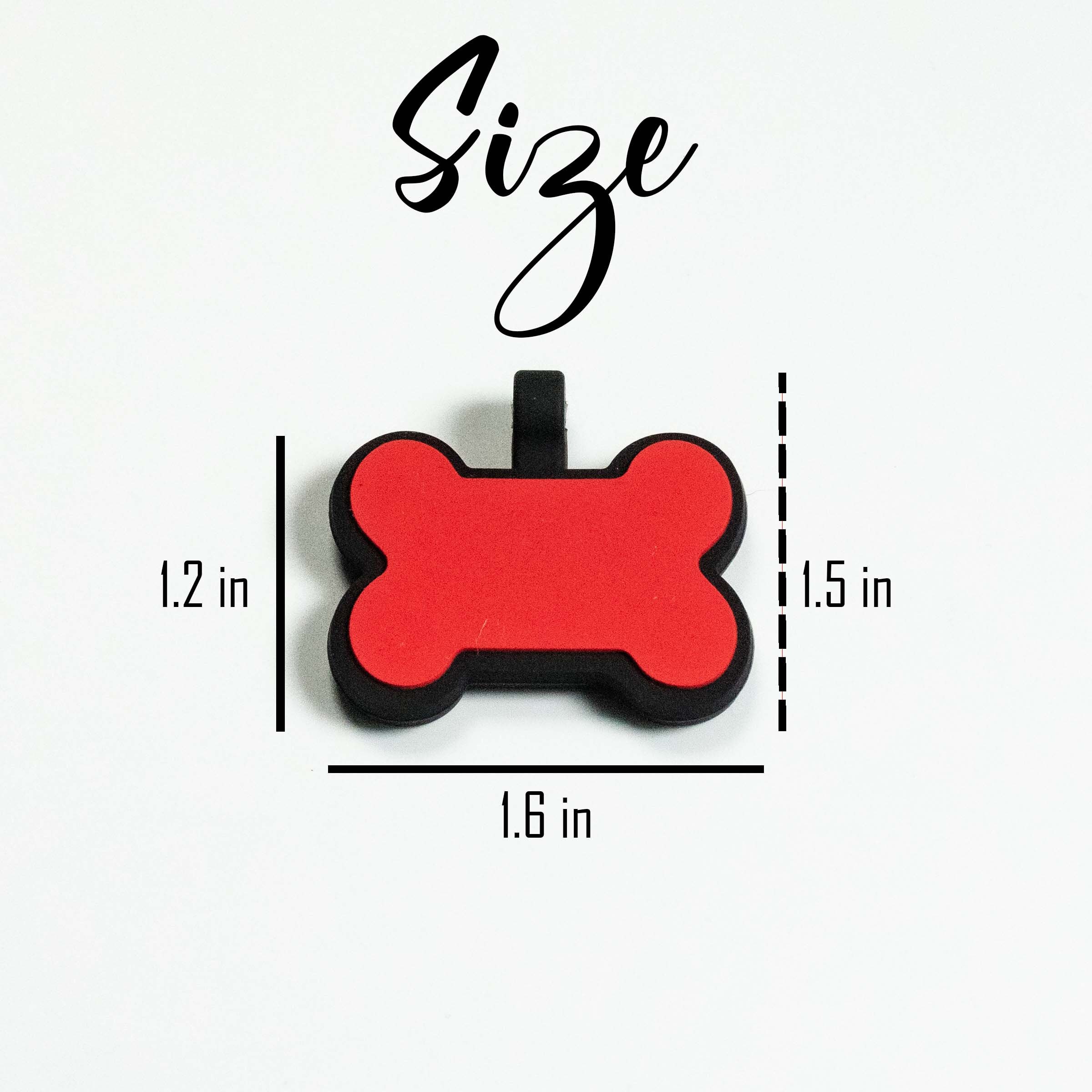 5pcs - Red - GI Style Anodized Aluminum Dog Tags - LaserSketch Ltd.