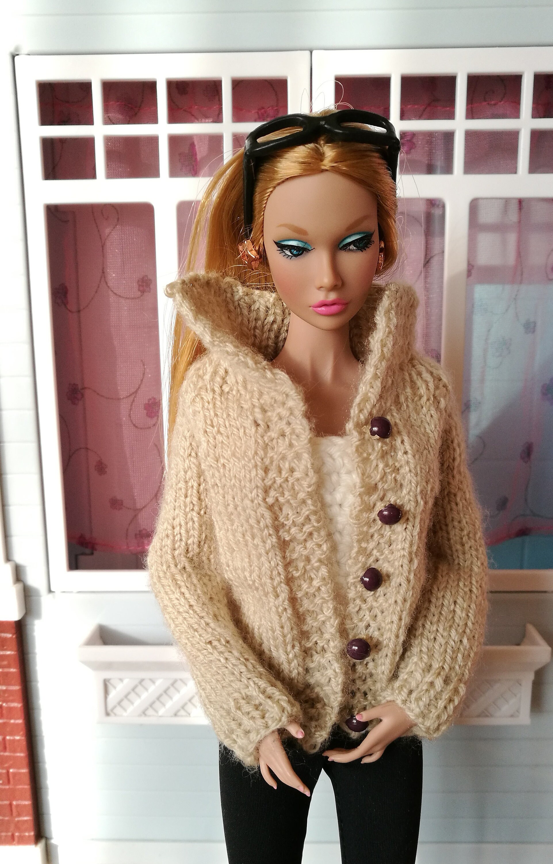 poppy hooded cardigan available for pure neemo,momoko,fashion royalty 