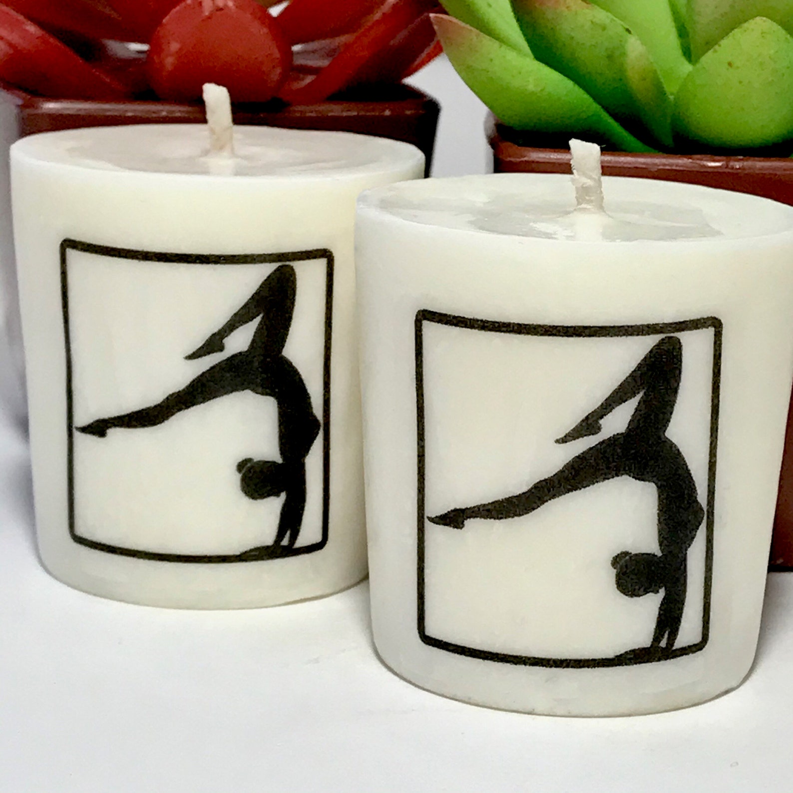 Gymnastic Candle Decorative Candles Vanilla Scented Gift Set Etsy
