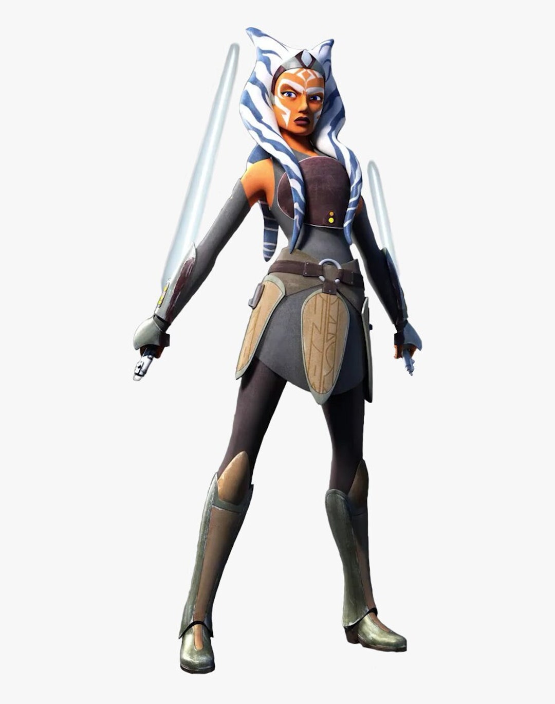 Ahsoka Tano Inspired Rebels Armor Design Template Stencil Etsy