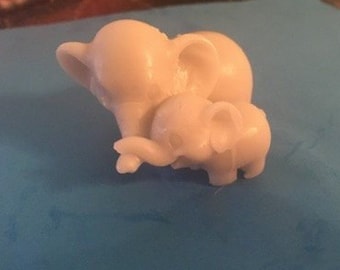 Mom and Baby Elephant Soaps