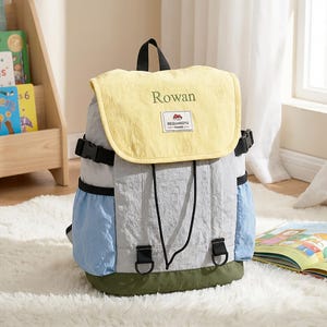 Personalized Toddler Backpack with Name, Embroidered Preschool Backpack, Kids Travel Bag for Boys Girls, Back to School Gift
