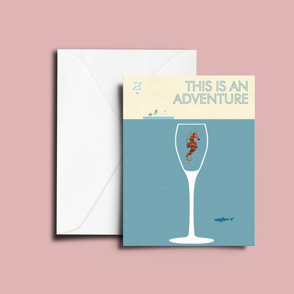 Life Aquatic - This is an adventure Greeting Card