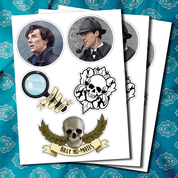 Sherlock Sticker Sheet (A6)