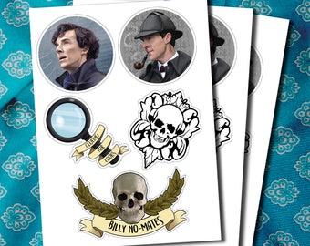 Sherlock Sticker Sheet (A6)