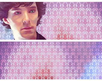 BBC Sherlock: Study In Lilac Bookmark