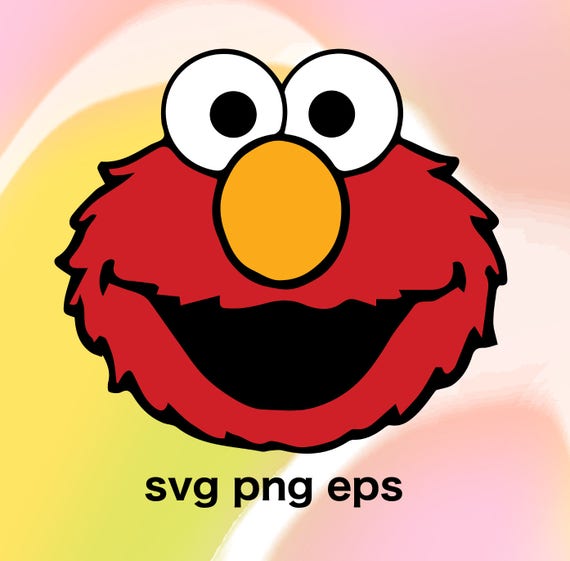 Download Elmo Vector Clip Art Svg Png Eps Dxf Etsy
