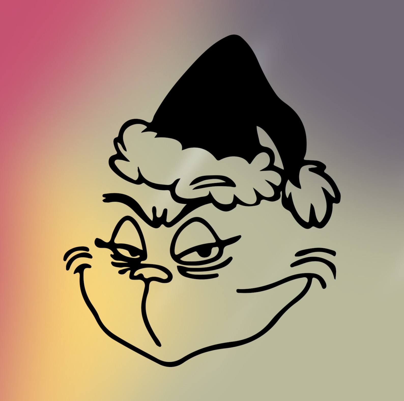 El vector Grinch Clip Art svg png eps dxf Etsy Espa??a