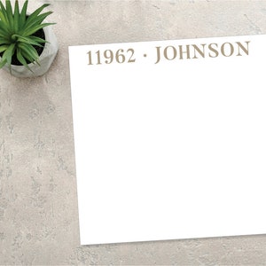 NOTEPAD | Chunky Square Pad (Classic Zipcode)