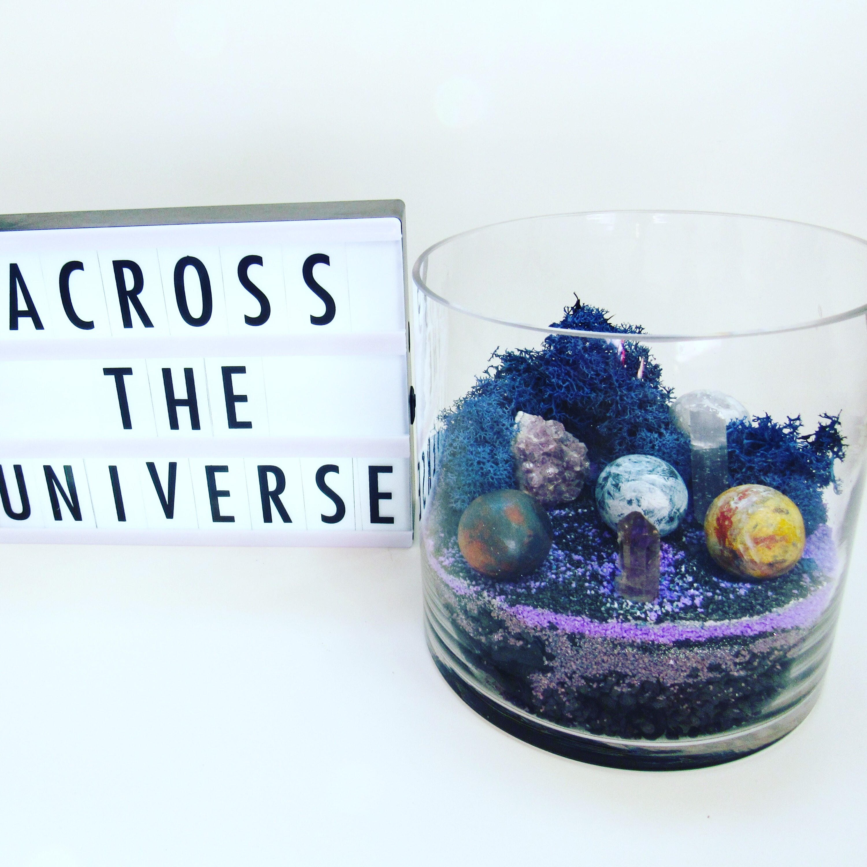 Galaxy space terrarium terrarium kit diy polymer Etsy