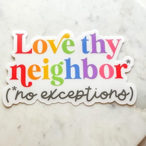 houd van de regenboogsticker van je buurman | Weerbestendige LGBTQ+ Pride