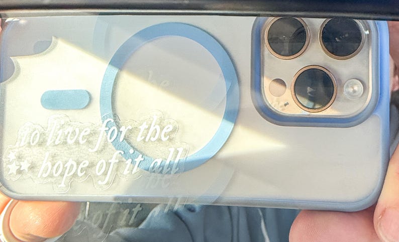 Folklore August Lyric Weatherproof Sticker | Taylor Swift Eras Tour image 5