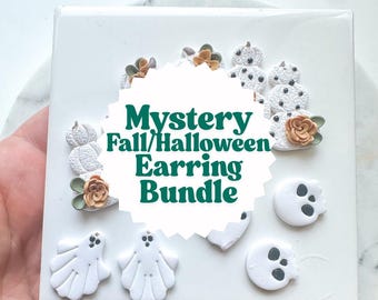 Handmade Halloween Fall Mystery and Customizable Earring Bags | Affordable Earrings | Surprise Jewelry Bundle