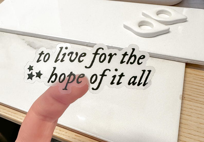 Folklore August Lyric Weatherproof Sticker | Taylor Swift Eras Tour image 7