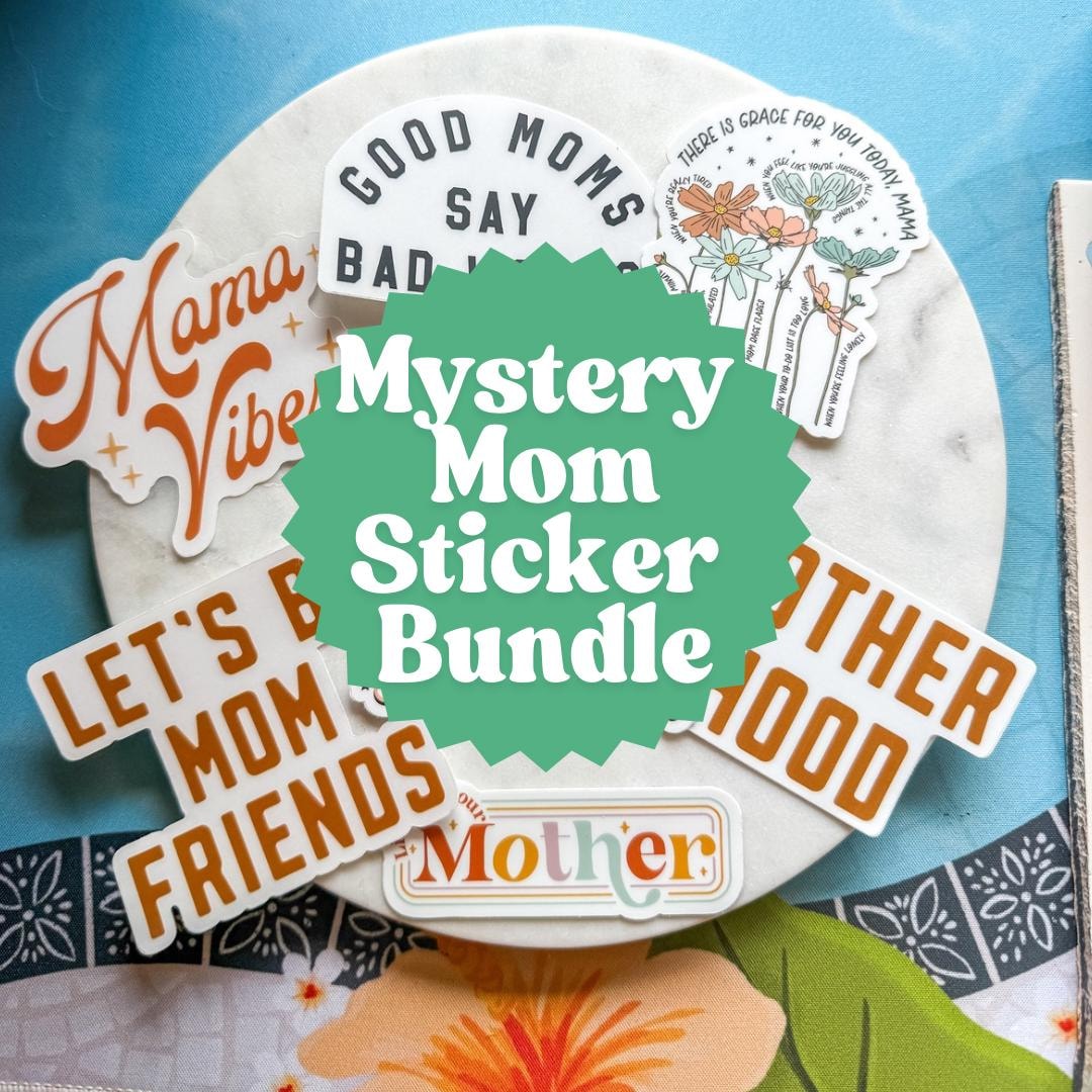 Mystery Mom Sticker Bundle | Weatherproof Vinyl Stickers - Etsy
