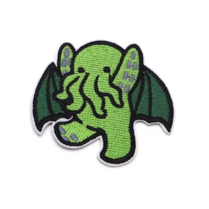 Cthulhu patch Cthulhu&#39;s Call Cthulhu Embroidery Cloth Sticker Iron on patch Pant Patch DIY Bag Decoration Decal Cute Cthulhu t-shirt patch