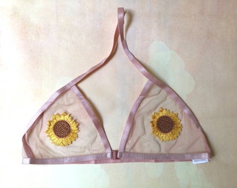 sunflower bralette