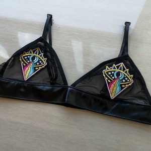 mesh bralette festival