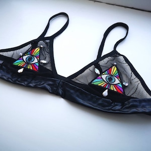 Fishnet bra Etsy Mexico