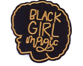Patch "Magia da Garota Negra", Patch "Poder Feminino", Patch termocolante, Pequeno presente para namorada, Patch "Rainha Negra", Estilo Disco Hip-hop